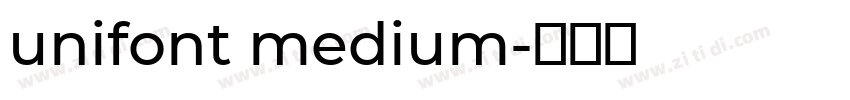 unifont medium字体转换